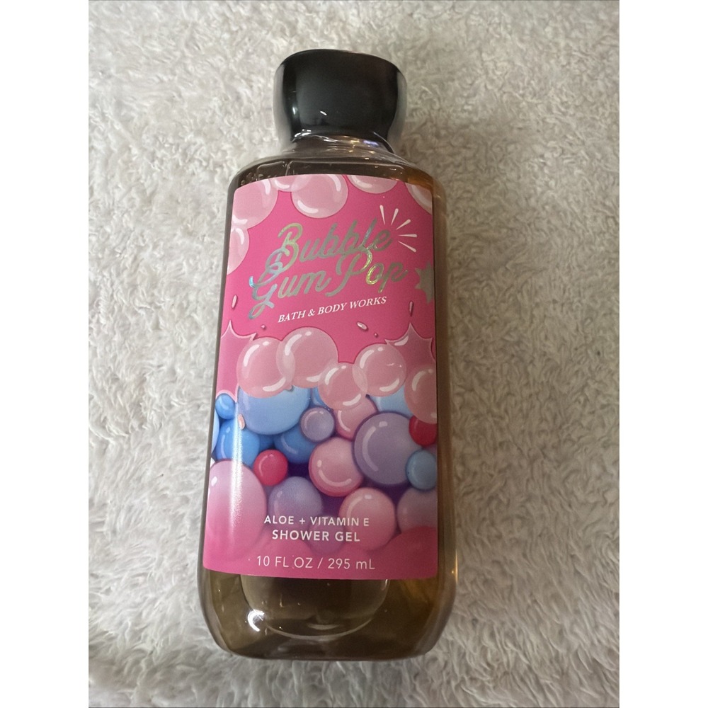 Bath & and Body Works Bubble Gum Pop SEALED 10oz Shower Gel Wash DISCONTINUED